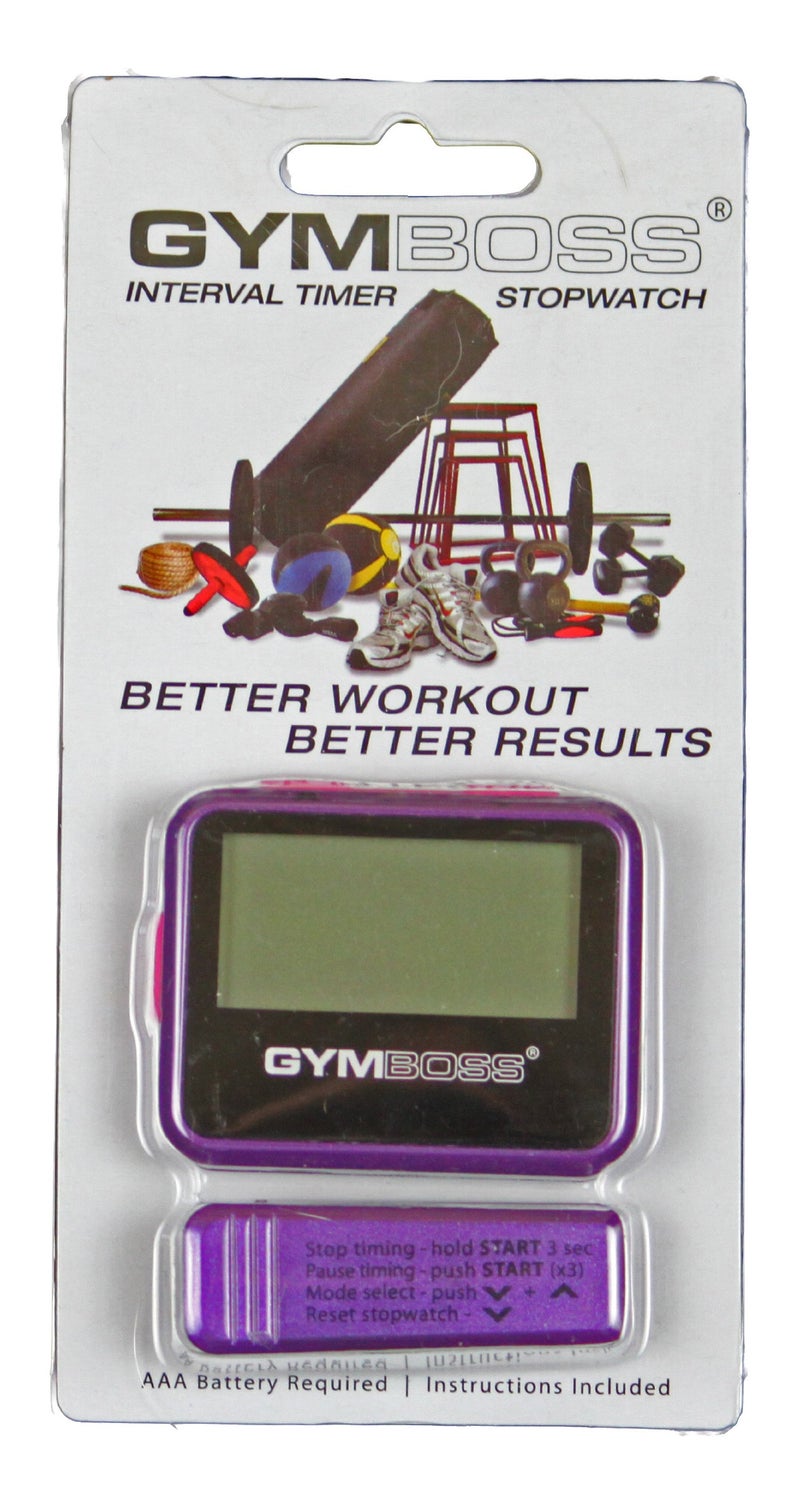 Gymboss مؤقت زمني وساعة إيقاف من Gymboss - لمعان معدني بنفسجي/وردي - Image 5